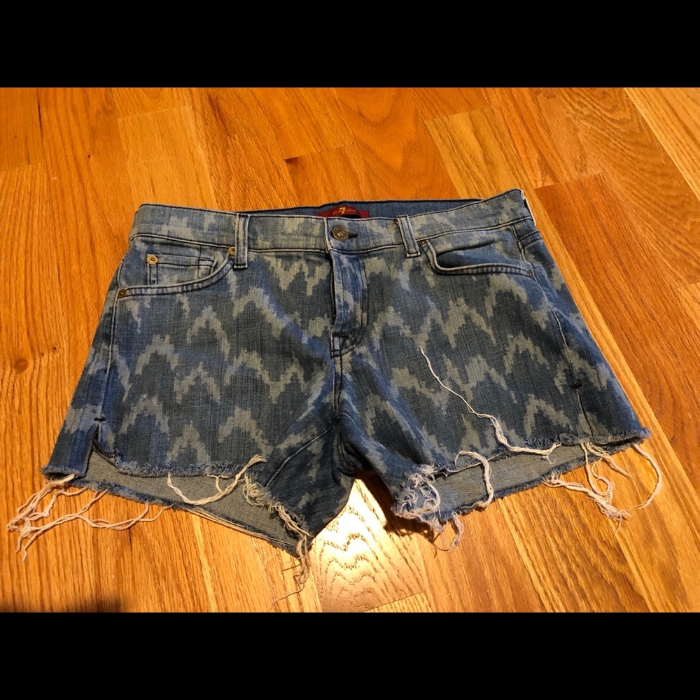 7 for All Mankind Jean Shorts